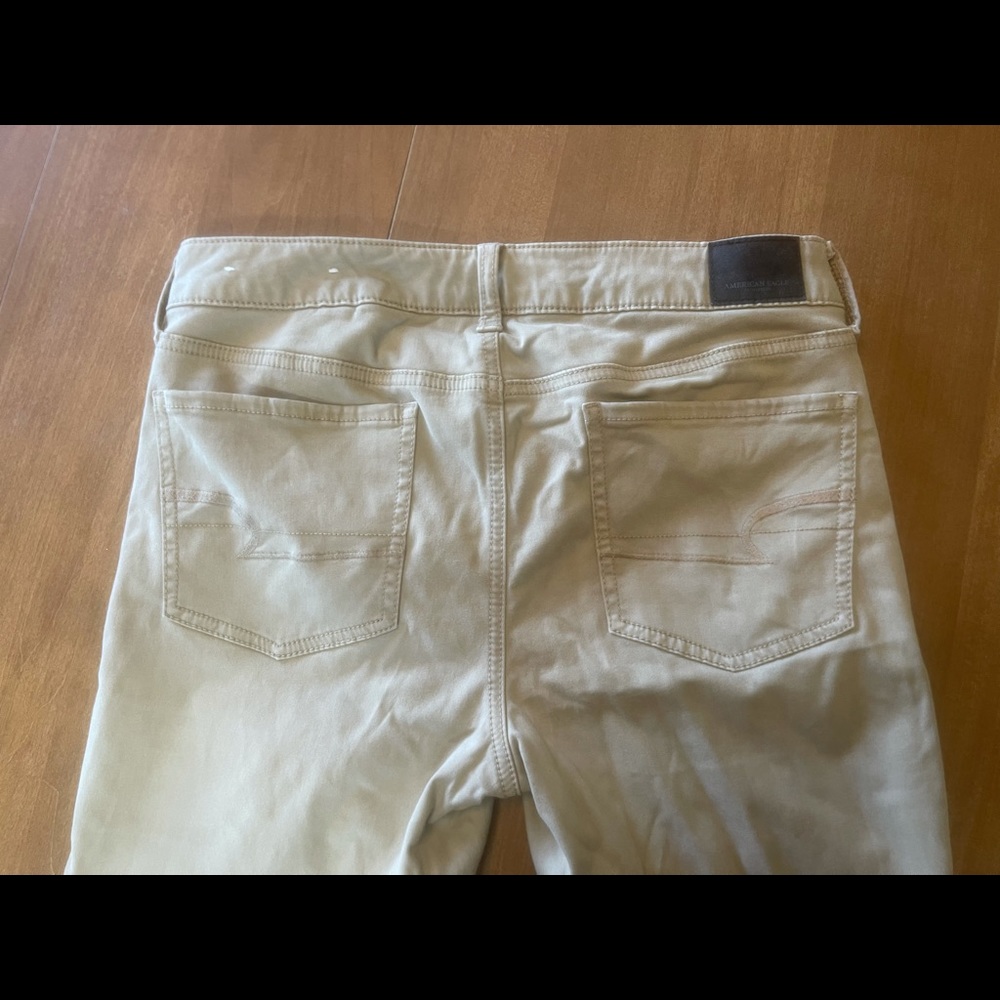 American Eagle khaki jeggings